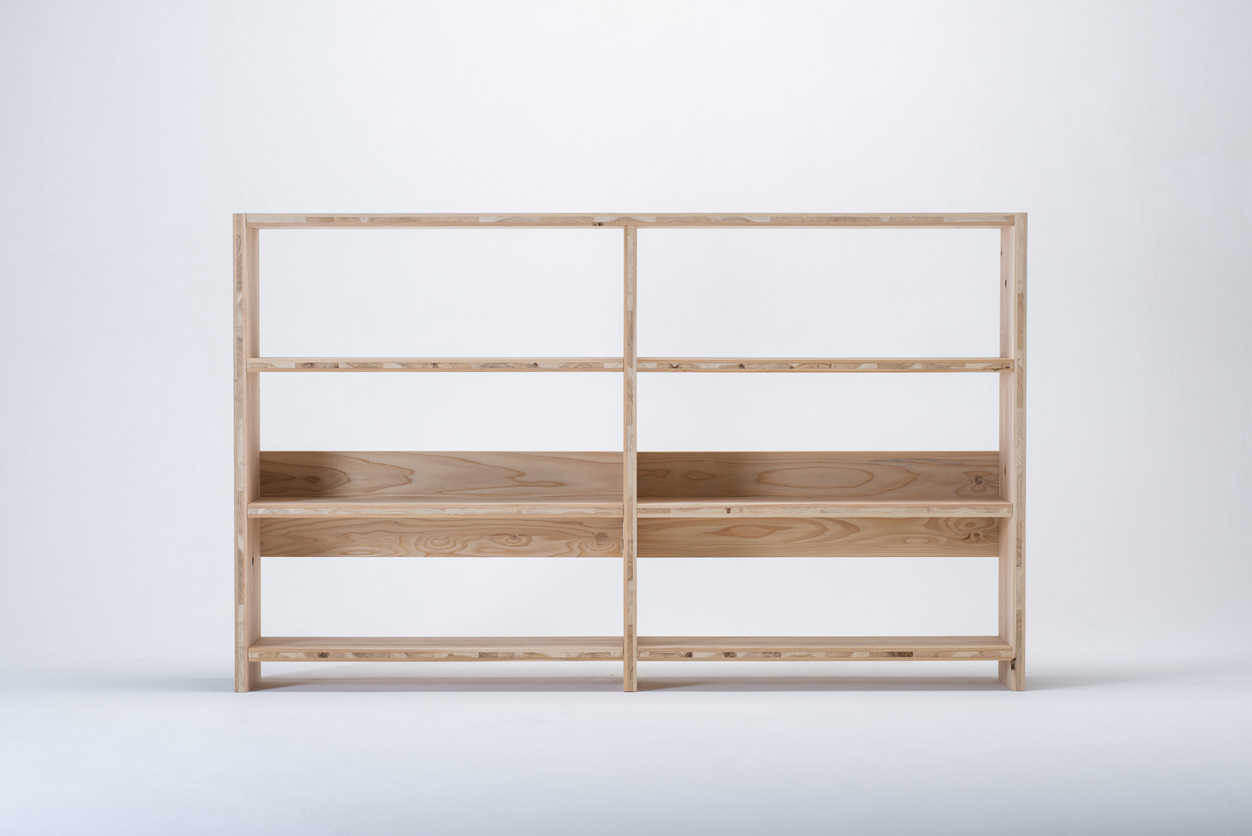 Open Shelf in cedar wood (CLT)